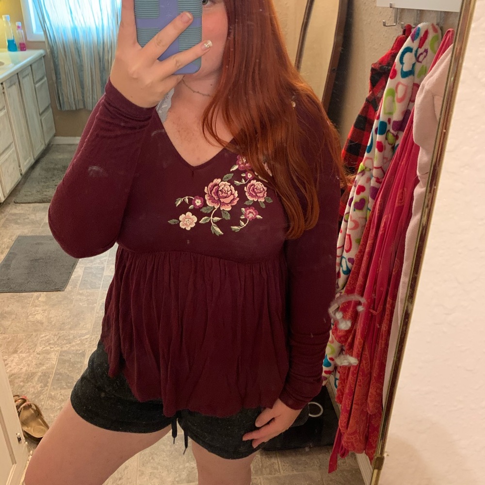 Cute Red Blouse